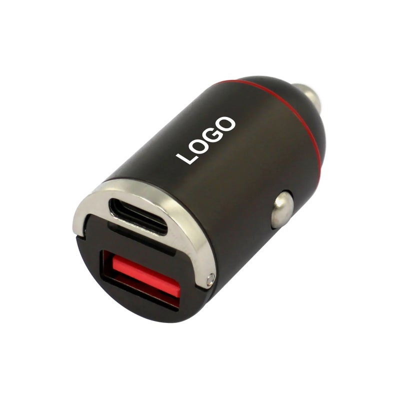 Bluejw GaN 65W USB C Car Charger, Super Mini PD Fast Charging, Dual Port (Type C + USB A), Full Metal Body, Automobile Adapter for iPhone/Samsung/Laptop - Image 2